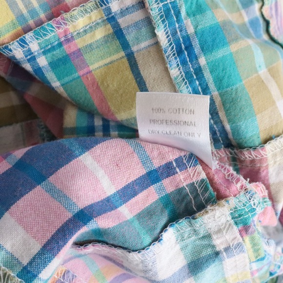 Petersyn Athena Midi Dress Madras Patchwork‎ Medium - Picture 11 of 11